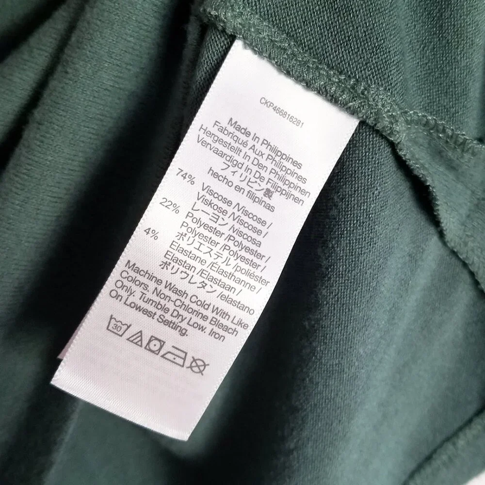 Madewell Dreamiest Knit Long-Sleeve Tee Size M Simply Sage Green Balloon Slv $68 - Picture 11 of 15